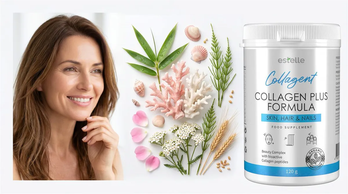 Kobieta po kuracji Collagent — promienna skóra